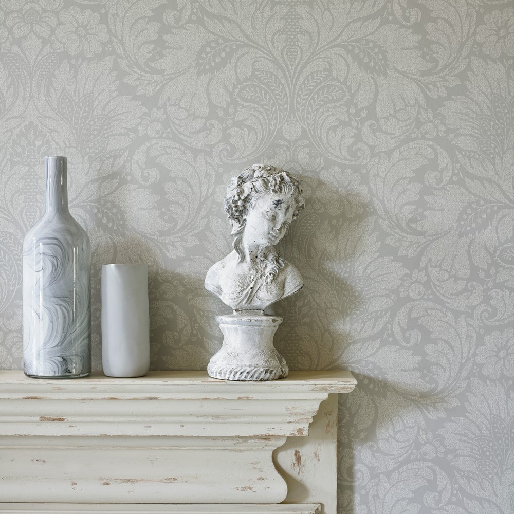 Kent Wallpaper 216390 by Sanderson in Dove Grey